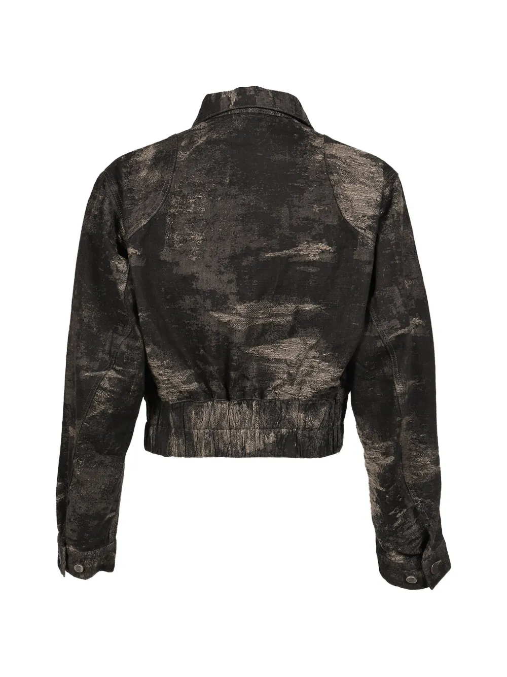 Taakk Gerafeld denim jack Zwart