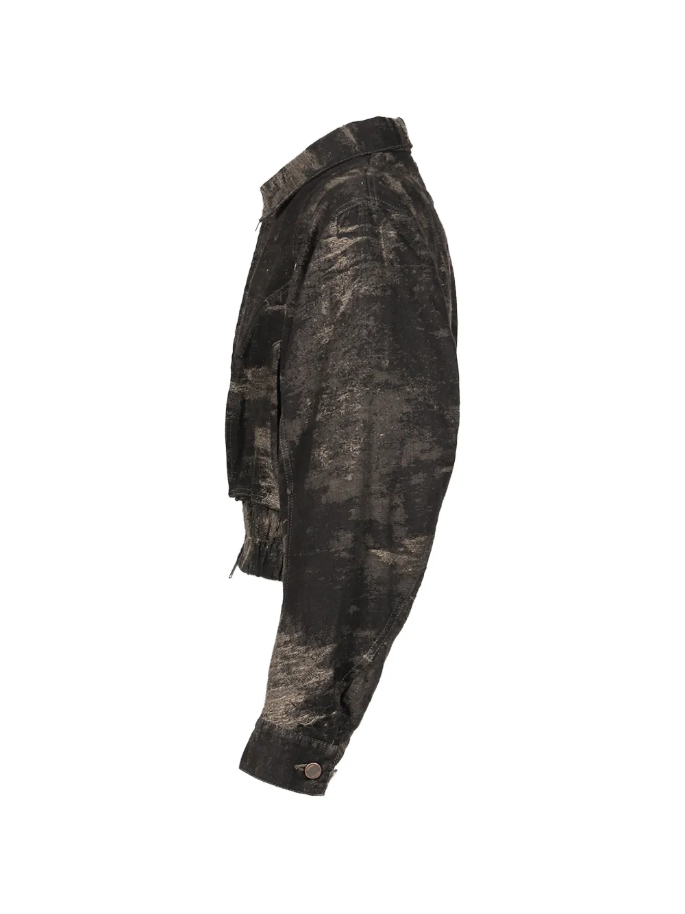 Taakk Gerafeld denim jack Zwart