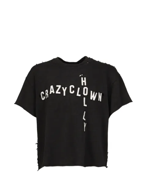 Crazy Clown L.A. distressed graphic-print T-shirt