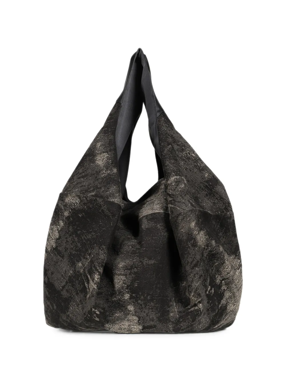 Taakk abstract-print shoulder bag - Nero