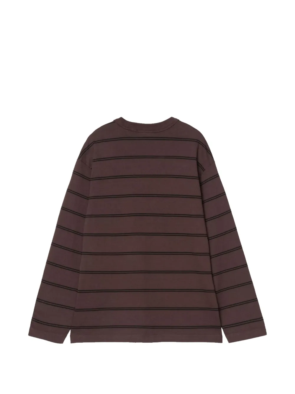 Carhartt WIP Cardona gestreept T-shirt met zak Bruin