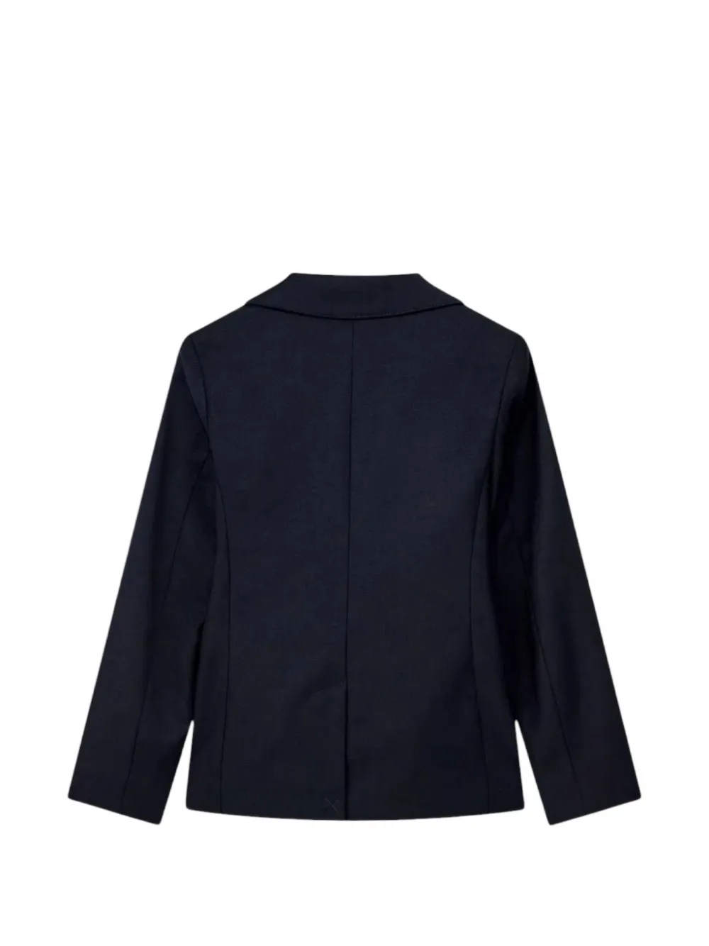 Emporio Armani Kids Jack met enkele rij knopen en stiksels Blauw