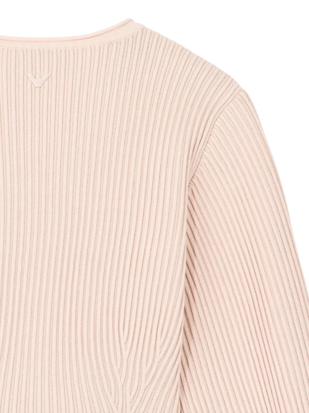 Emporio Armani Kids Geribbeld vest met ballonmouwen Roze