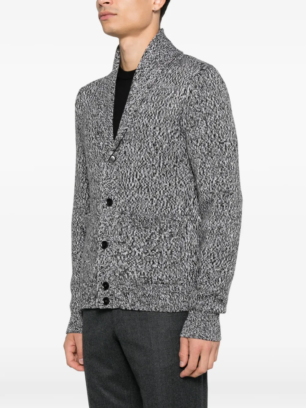 Brioni Vest met sjaalkraag Grijs