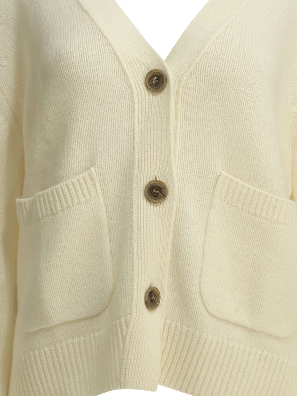 Lisa Yang Danni button-up cashmere cardigan Beige