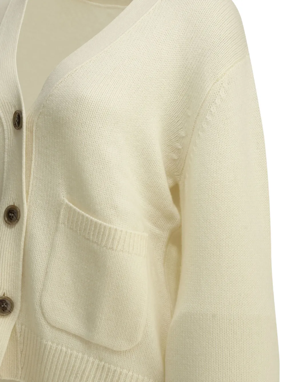 Lisa Yang Danni button-up cashmere cardigan Beige