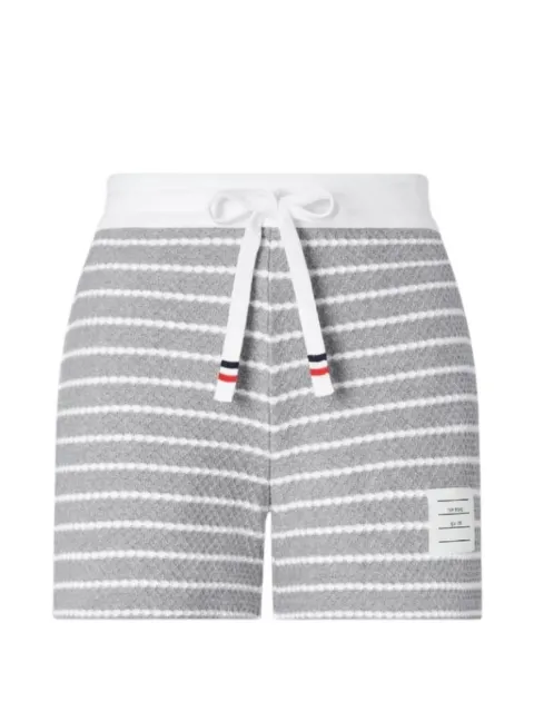 Thom Browne striped honeycomb shorts