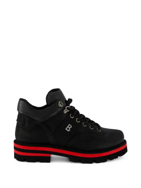 BOGNER Schnürstiefel mit Logo-Schild