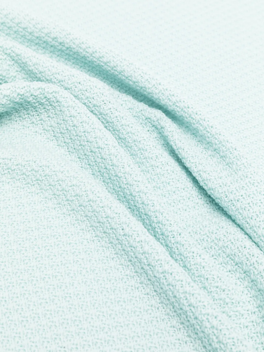 Paz Rodriguez Deken met gewelfde afwerking en strikdetail Blauw
