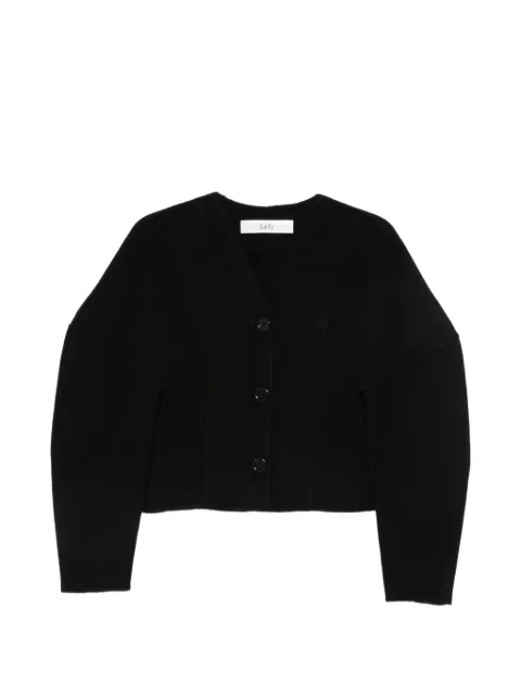 Séfr Shaped button-up cardigan