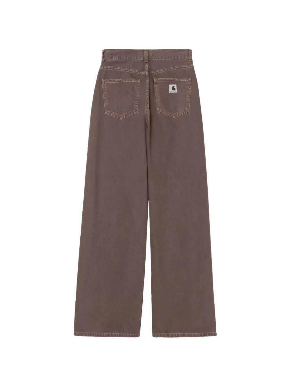 Carhartt WIP Jeans met wijde pijpen Bruin