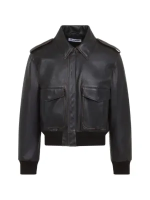 Jil Sander レザージャケット メンズ通販 - FARFETCH