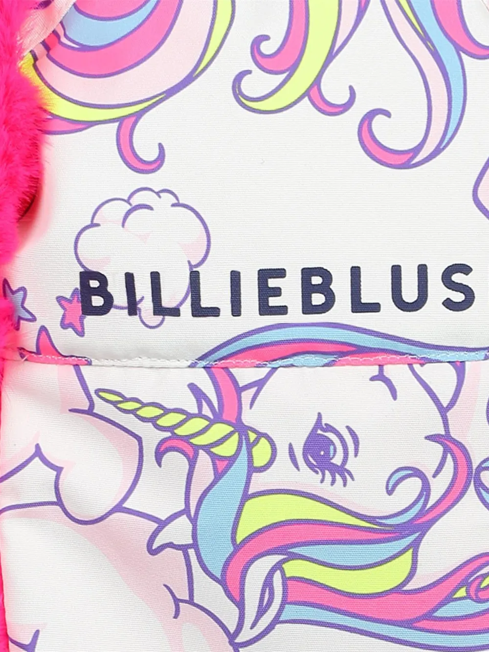 Billieblush Chapka met eenhoornprint Wit
