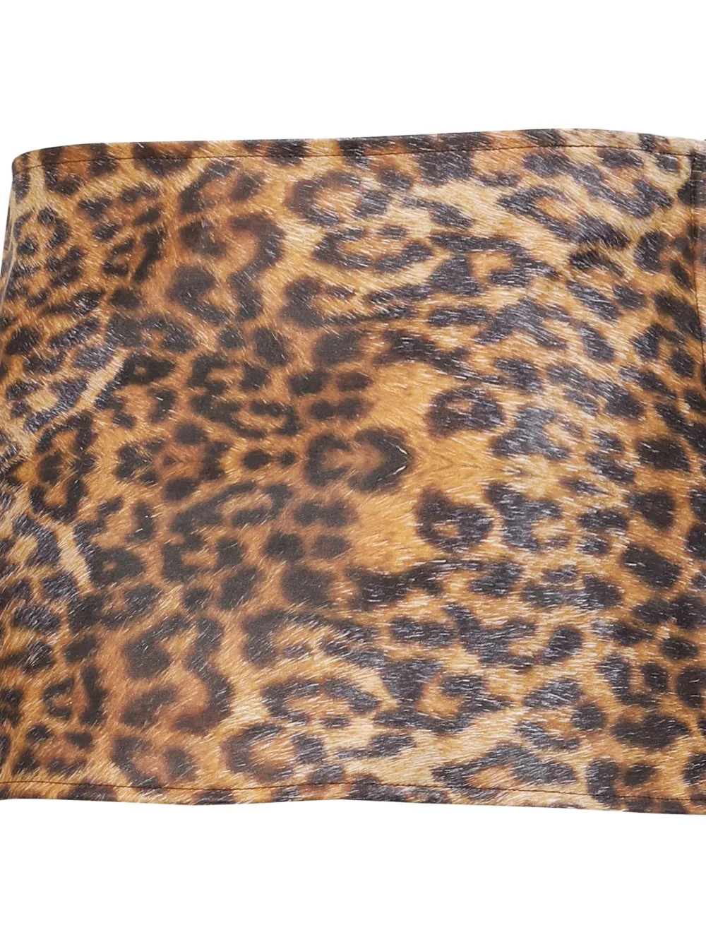 LA MASKARADE Lolita mini-rok met luipaardprint Bruin