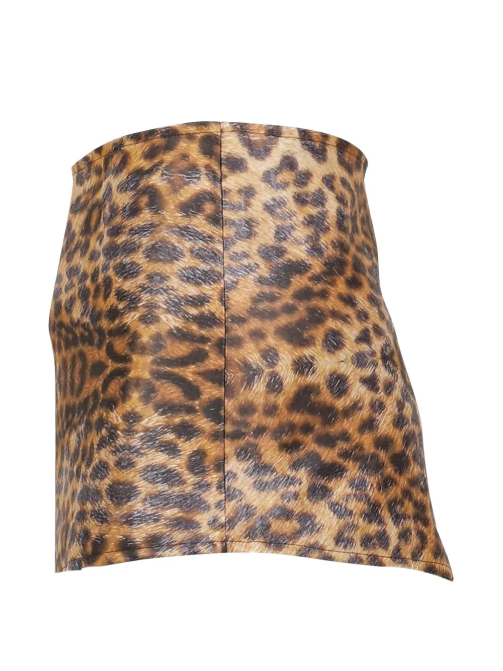 LA MASKARADE Lolita mini-rok met luipaardprint Bruin