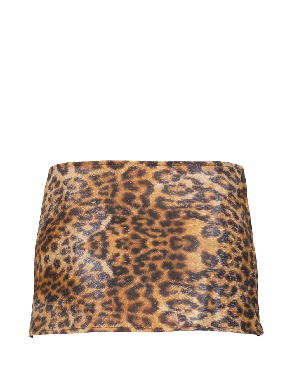 LA MASKARADE Lolita mini-rok met luipaardprint Bruin