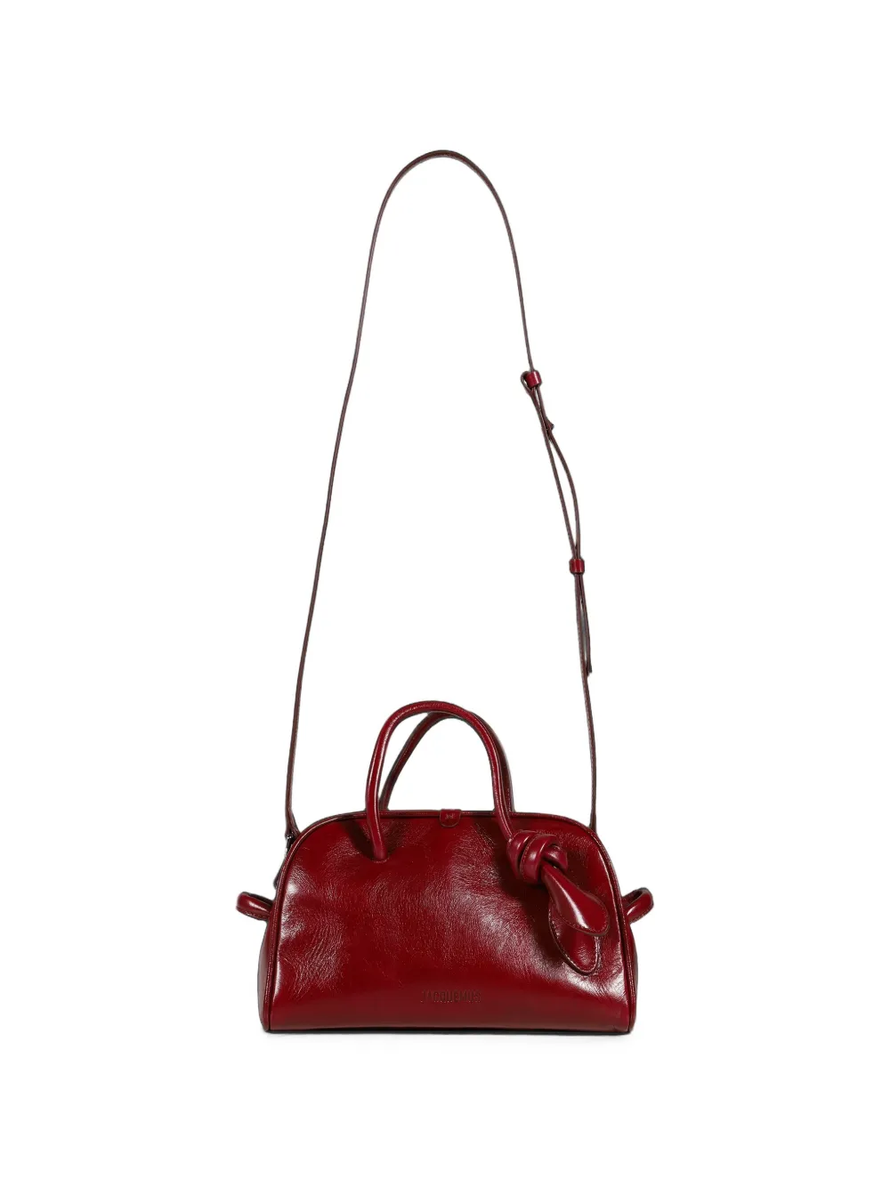 Jacquemus Kleine Turismo leren shopper Rood