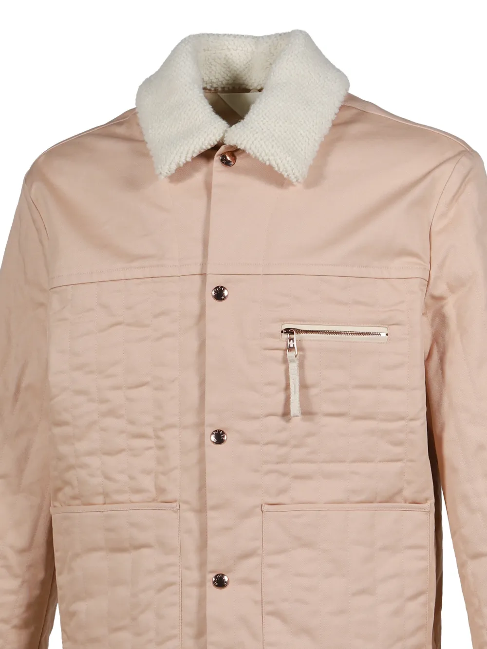 Moncler x Gilga Farm by Donald Glover Kishus gewatteerd shirtjack Roze