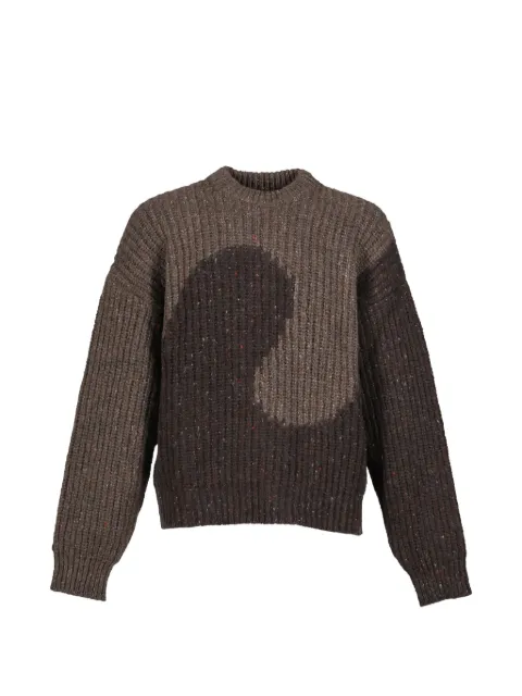 ERL Swirl rib-knit sweater