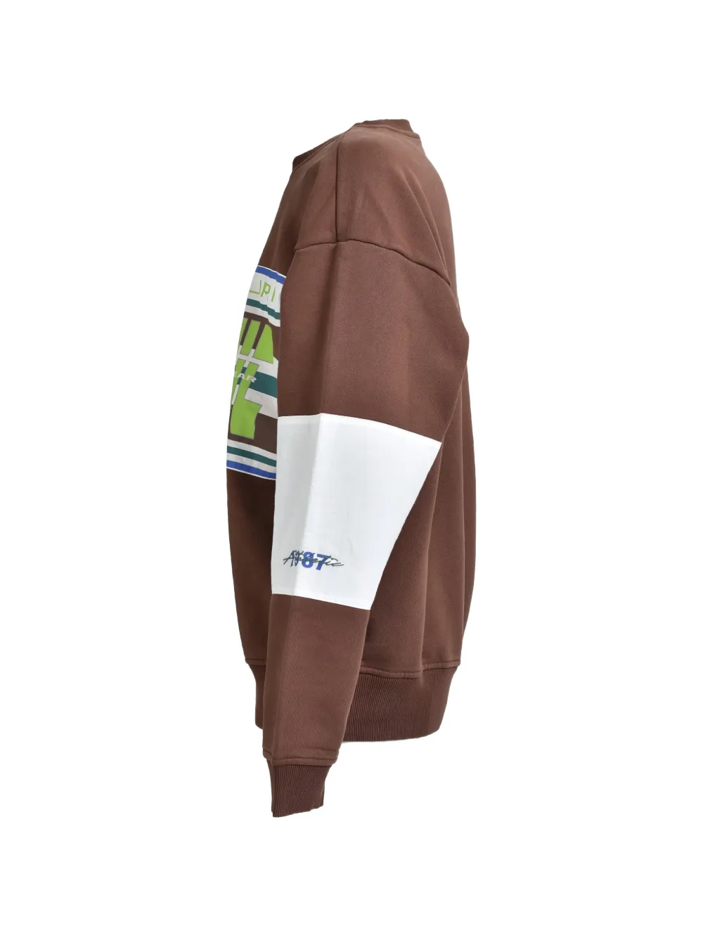 Napa By Martine Rose Sweater met logoprint Bruin