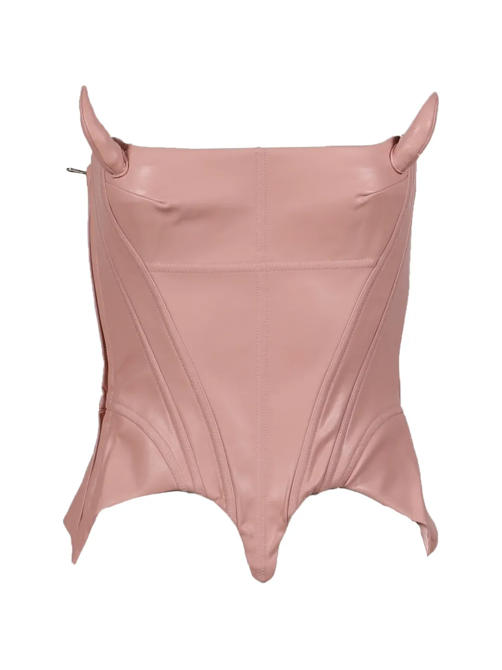 NΦ DRESS Devil Horn panelled corset - Rosa