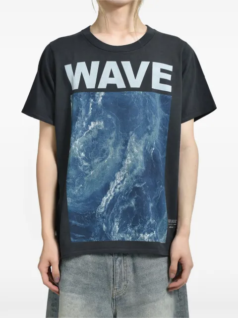 JUN/NAKAYAMA Wave graphic-print T-shirt