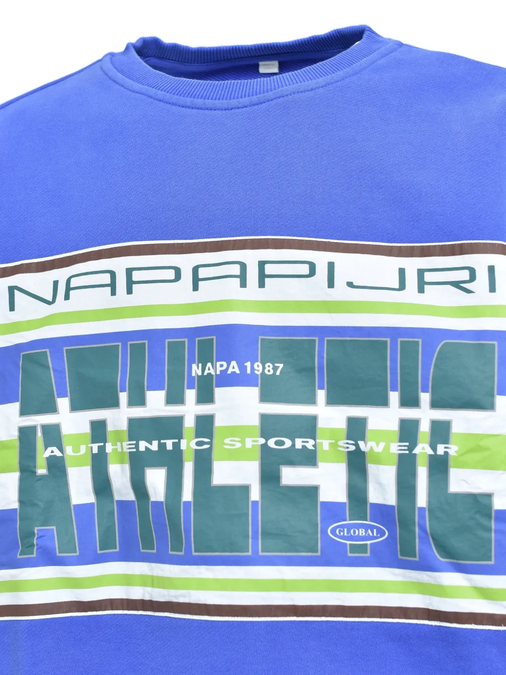 Napa By Martine Rose Sweater met logoprint Blauw