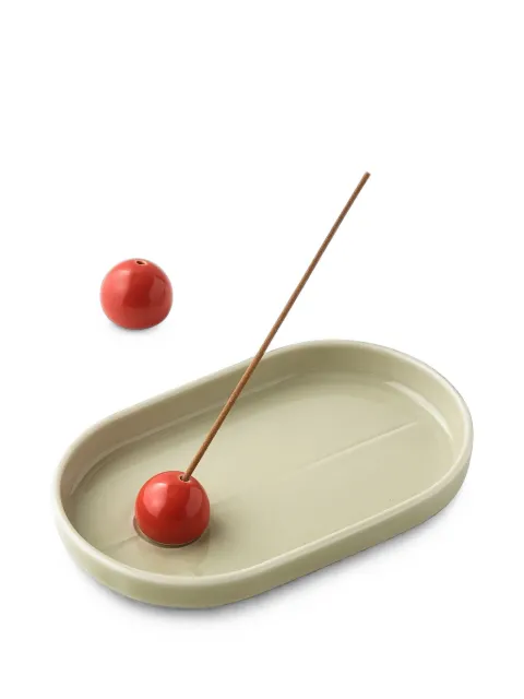 STUDIO THE BLUE BOY soporte para incienso Hasamiyaki de porcelana