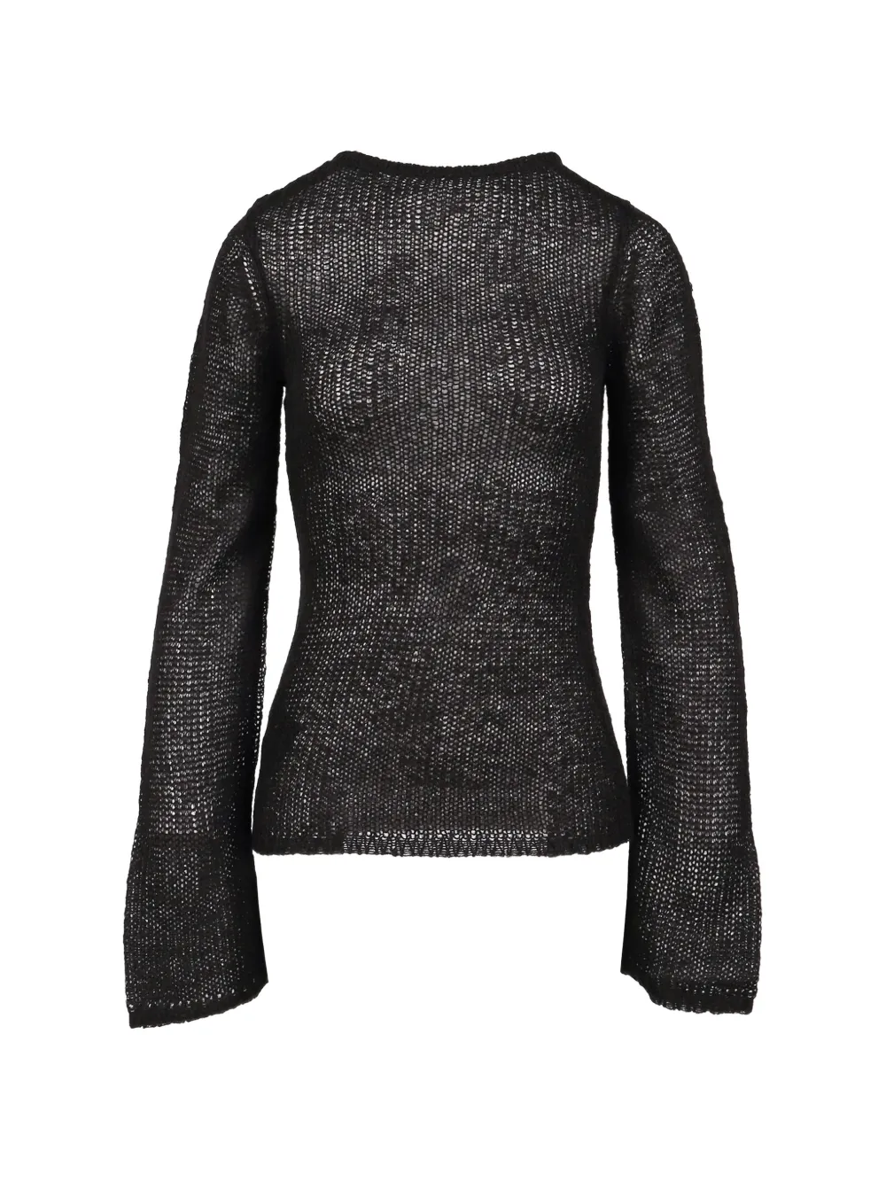 HELIOT EMIL cut-out flared-sleeve sweater - Schwarz