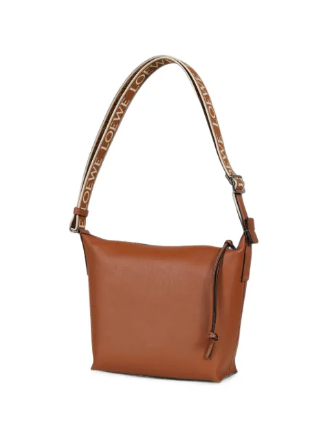 LOEWE small Cubi logo-strap crossbody bag