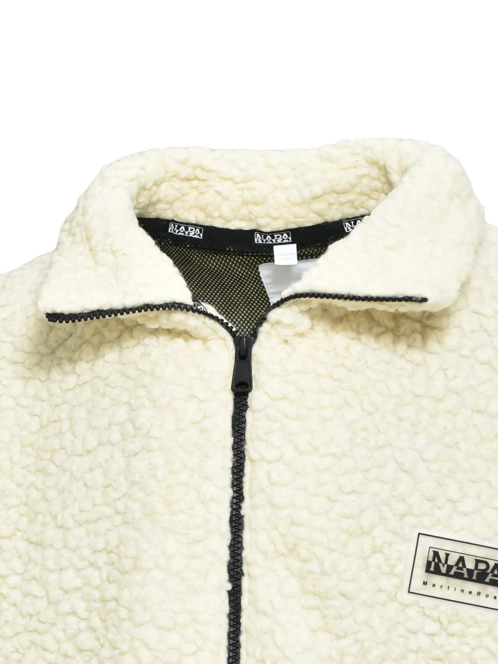 Napa By Martine Rose Fleece jack met rits Wit