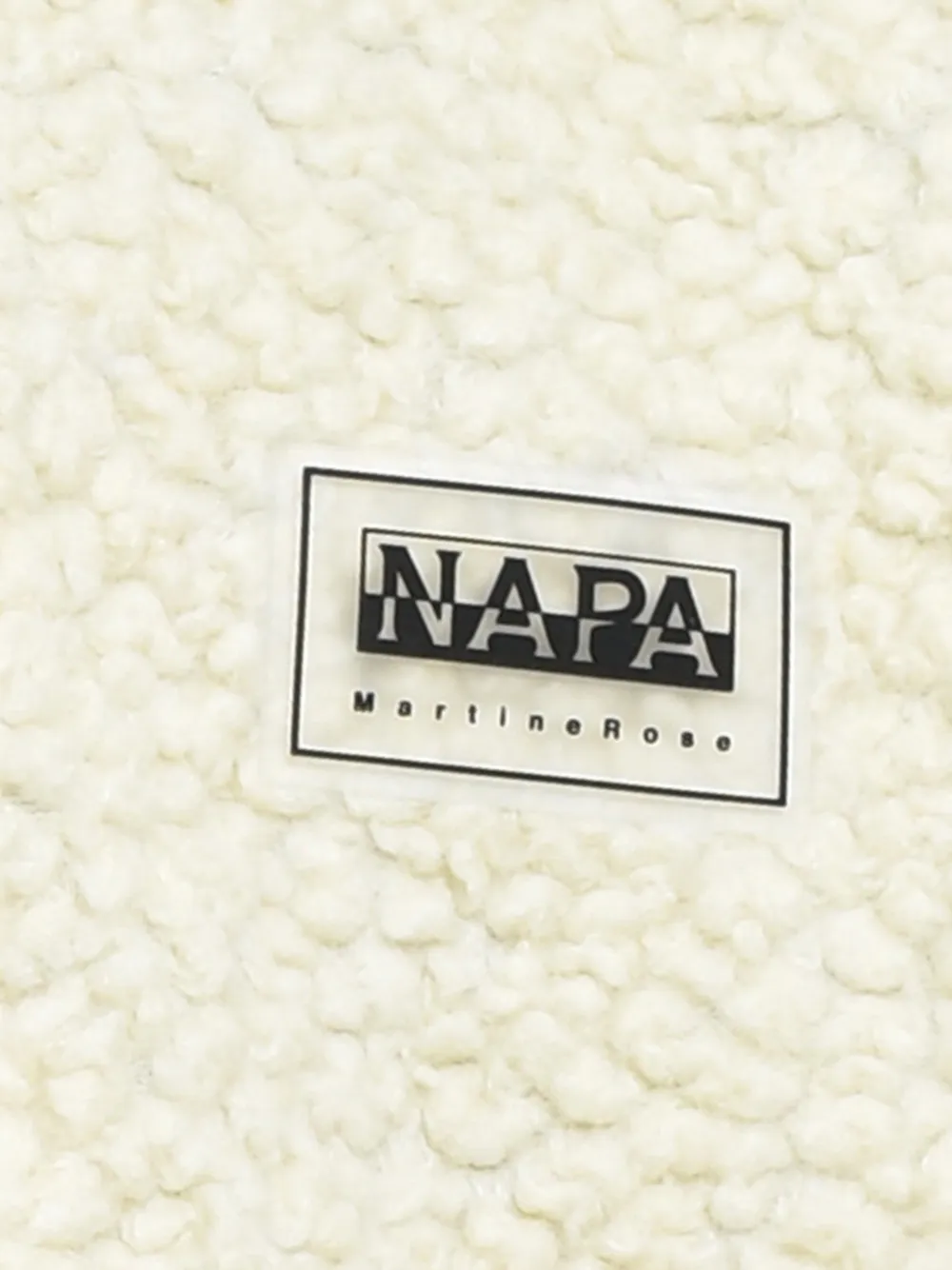 Napa By Martine Rose Fleece jack met rits Wit