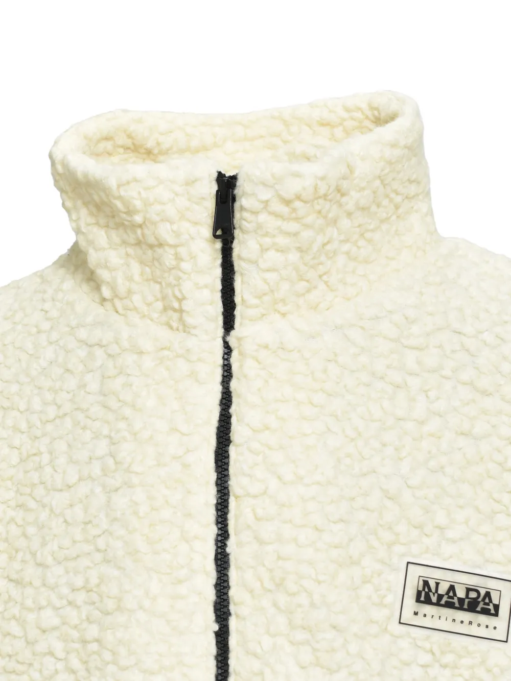 Napa By Martine Rose Fleece jack met rits Wit