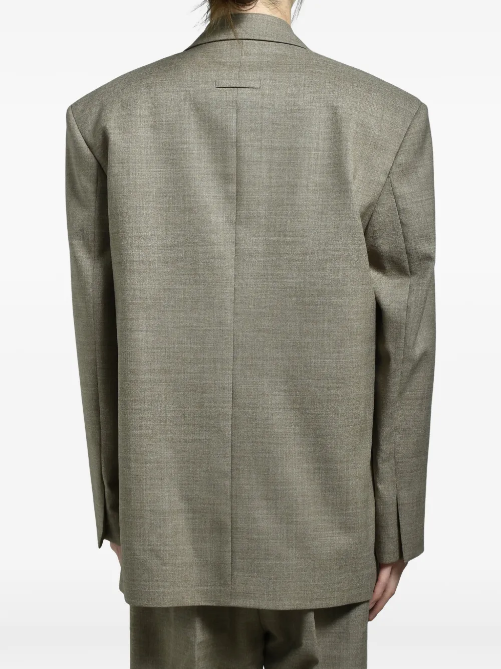 Fear Of God chevron virgin wool blazer Beige