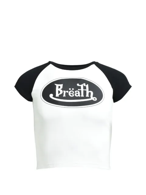 BREATH logo-print short-sleeve T-shirt