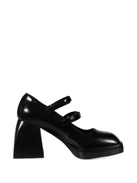 Nodaleto Stringate Bulla Babies in pelle con tacco