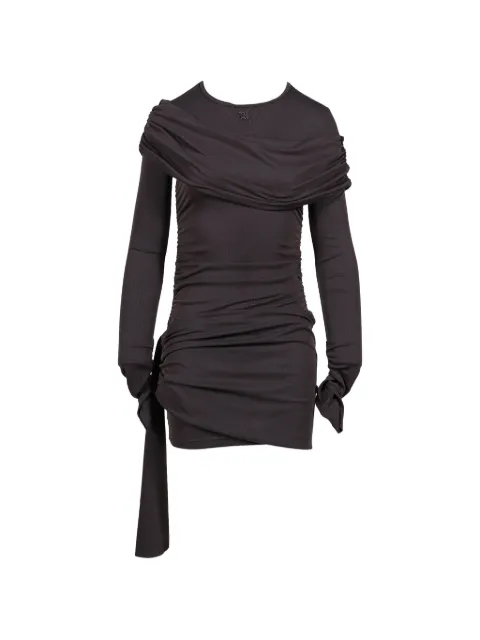 MISBHV Virgo draped mini dress