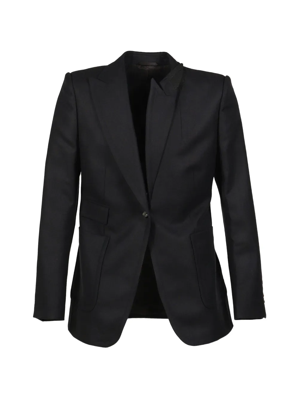 marina yee double-breasted wool blazer - Nero