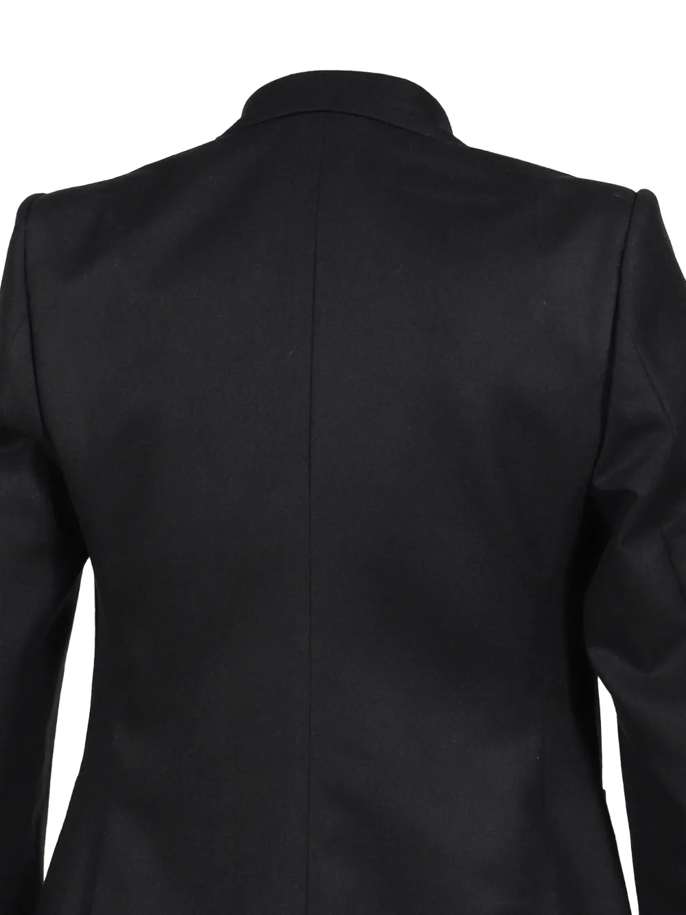 marina yee double-breasted wool blazer Zwart