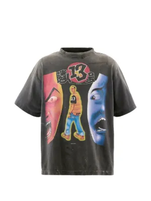SAINT MXXXXXX x The Stone Roses tie-dye T-shirt | White | FARFETCH AO