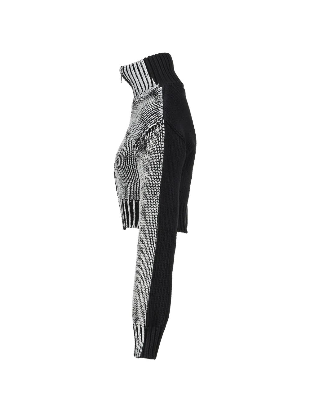 Vaquera ribbed cropped cardigan