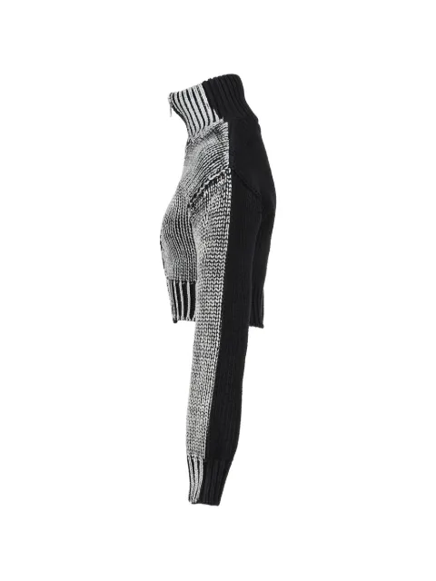 Vaquera ribbed cropped cardigan