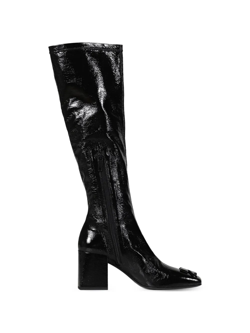 Courrèges Reedition vinyl knee-high boots