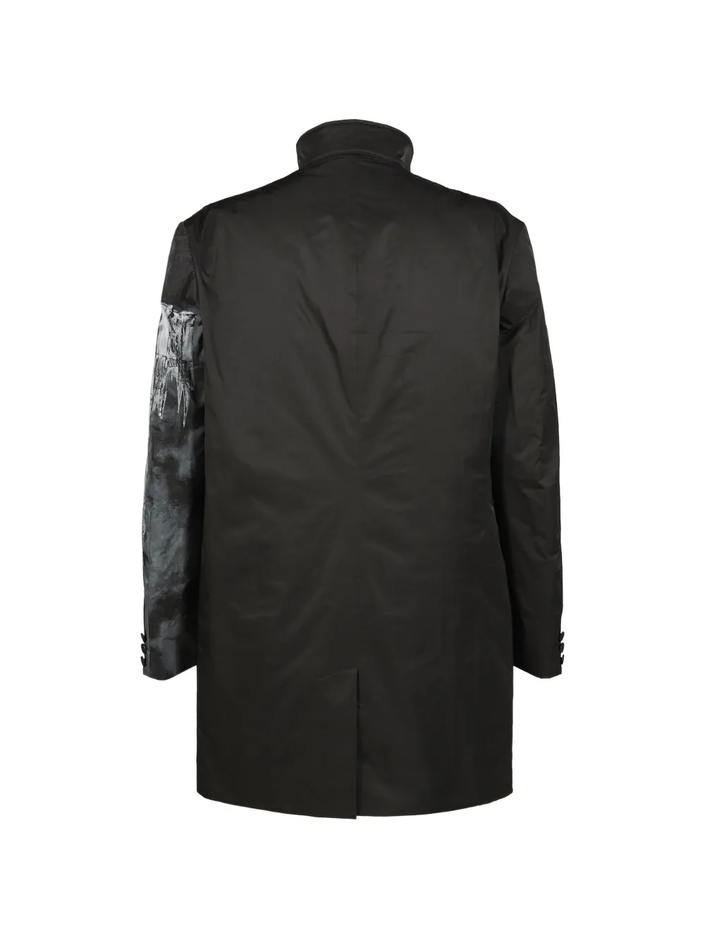 Yohji Yamamoto Smoking Gothic jack met grafische print en knopen Zwart