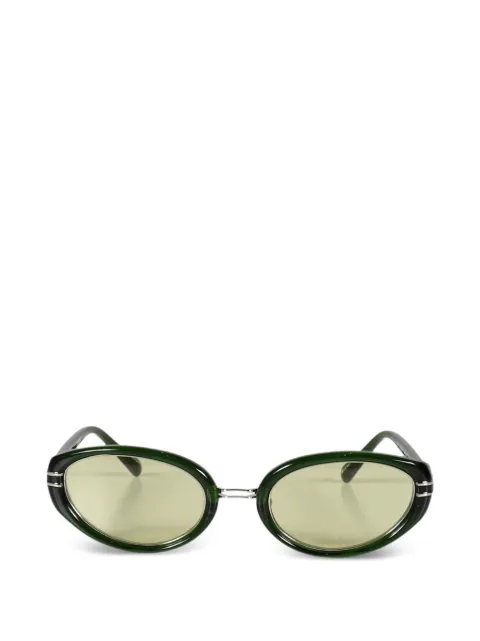 The Attico x Linda Farrow Ambra oval-frame sunglasses