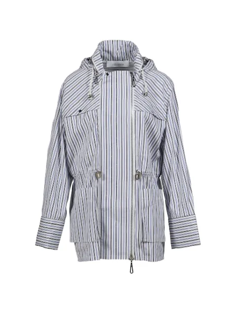 Rabanne striped drawstring jacket
