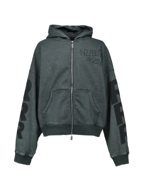 RRR123 hoodie con cierre