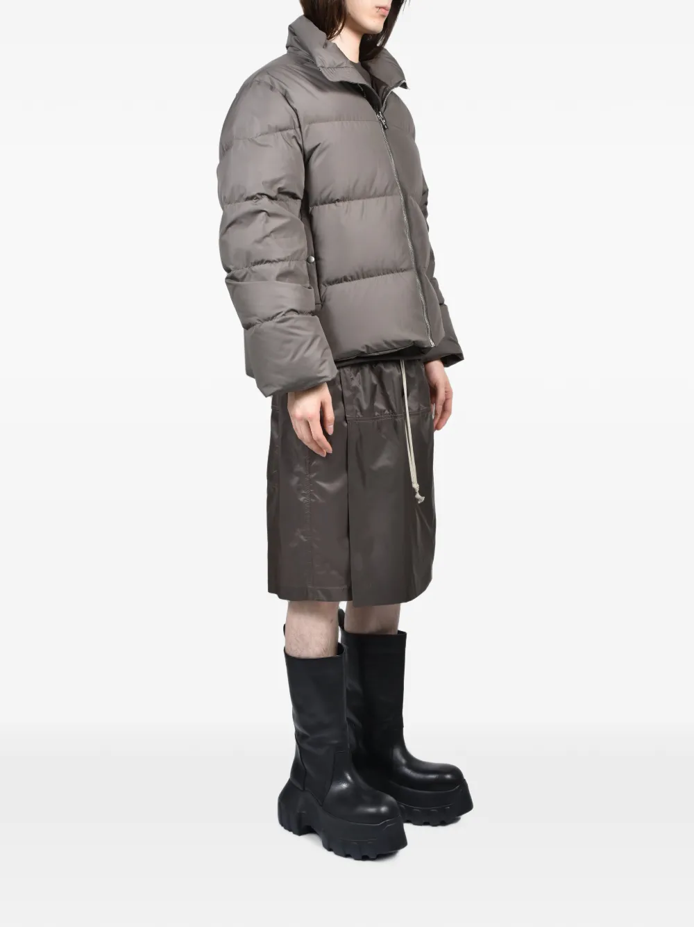 Moncler Kiltshorts met gelaagd detail Grijs