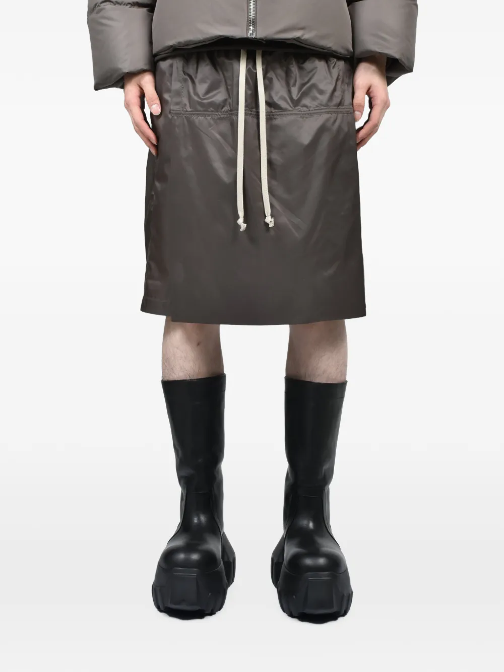 Moncler Kiltshorts met gelaagd detail Grijs