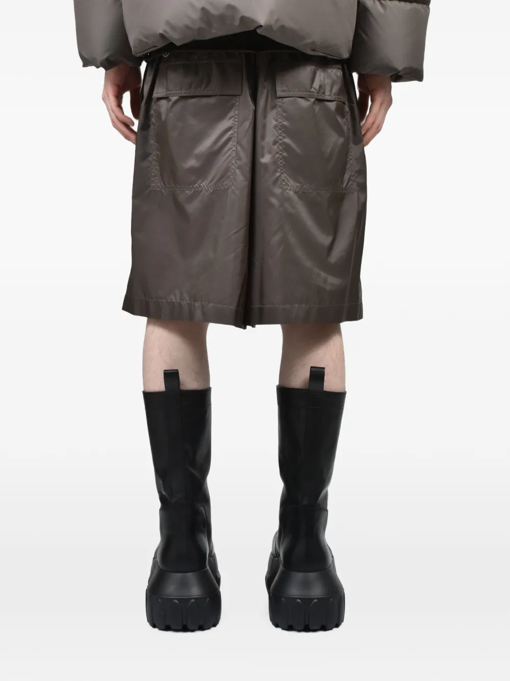 Moncler Kiltshorts met gelaagd detail Grijs